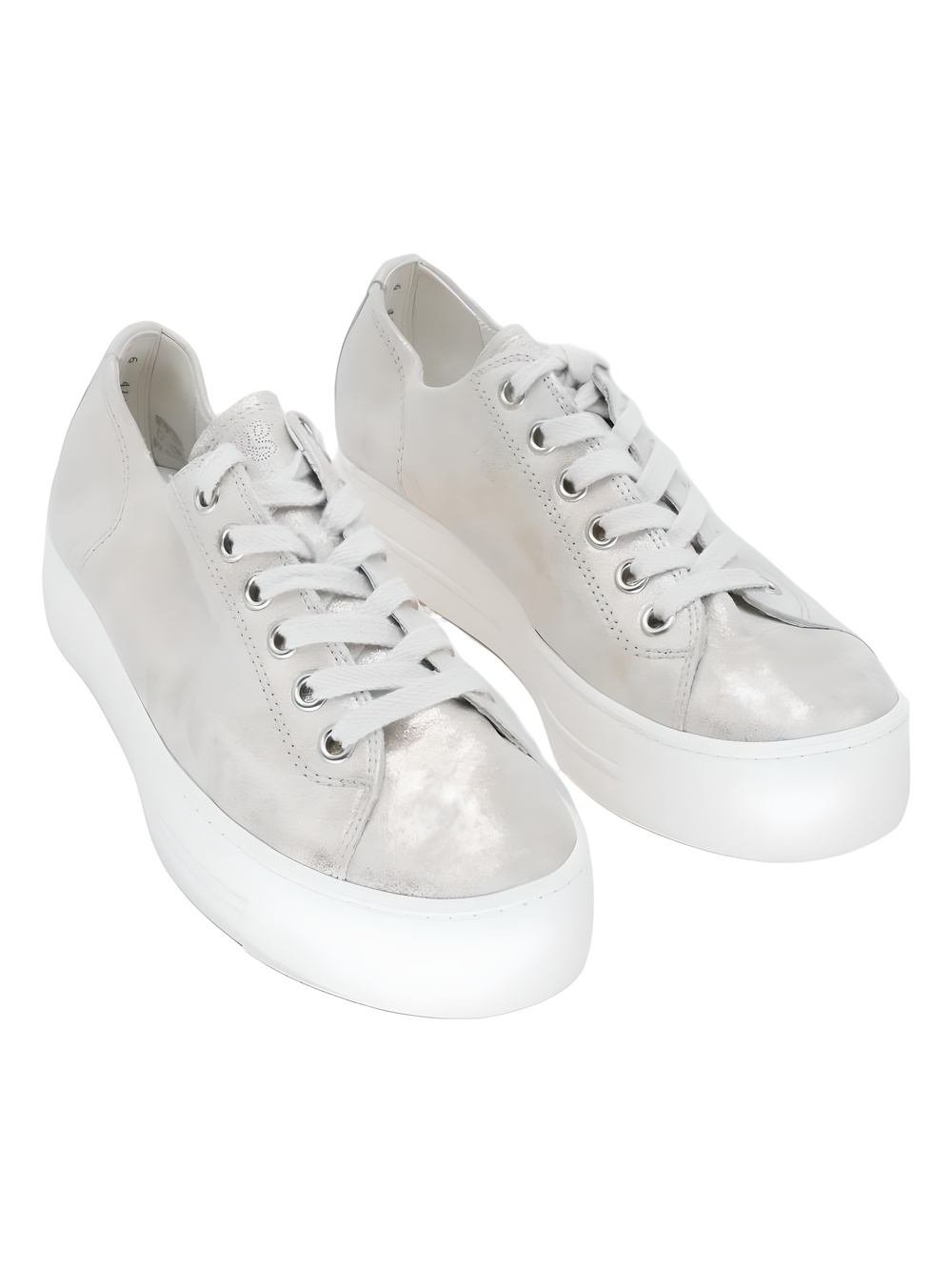 Paul Green Bixby Snkr Mineral Antic Metallic Platform Sneaker Size 8.5M